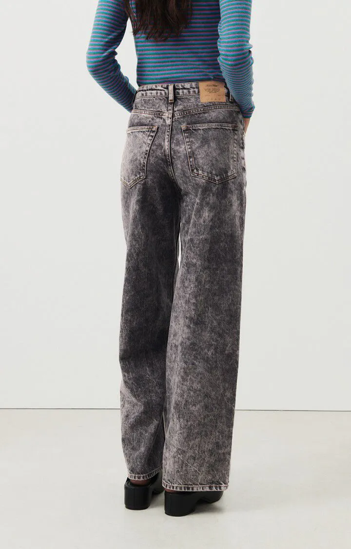 WOMEN'S FLARED JEANS YOPDAY - SNOW BLACK