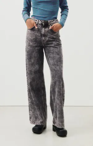 WOMEN'S FLARED JEANS YOPDAY - SNOW BLACK