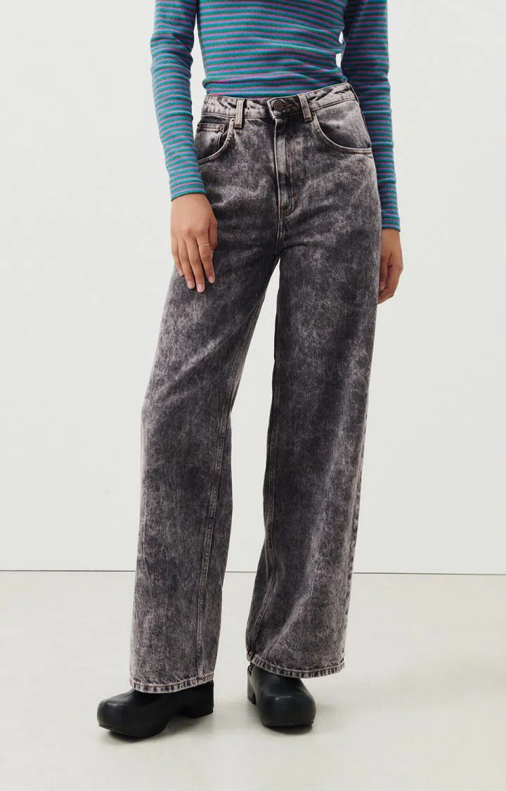 WOMEN'S FLARED JEANS YOPDAY - SNOW BLACK