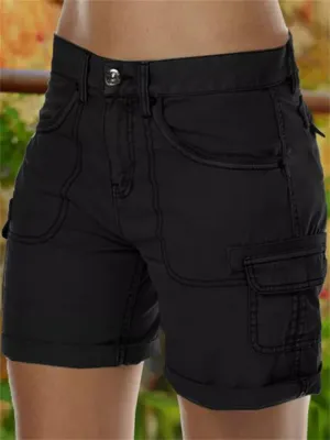 Women's High Waist Daily Casual Shorts for Summer