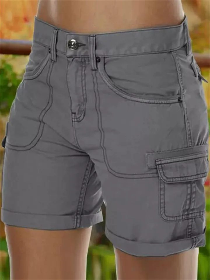 Women's High Waist Daily Casual Shorts for Summer