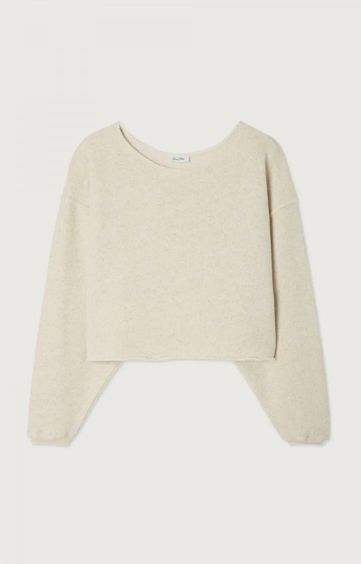 WOMEN'S SWEATSHIRT ITONAY - MELANGE ECRU