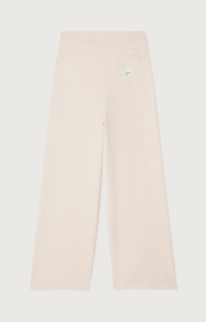 WOMEN'S WIDE-LEG TROUSERS AFAZ - ECRU