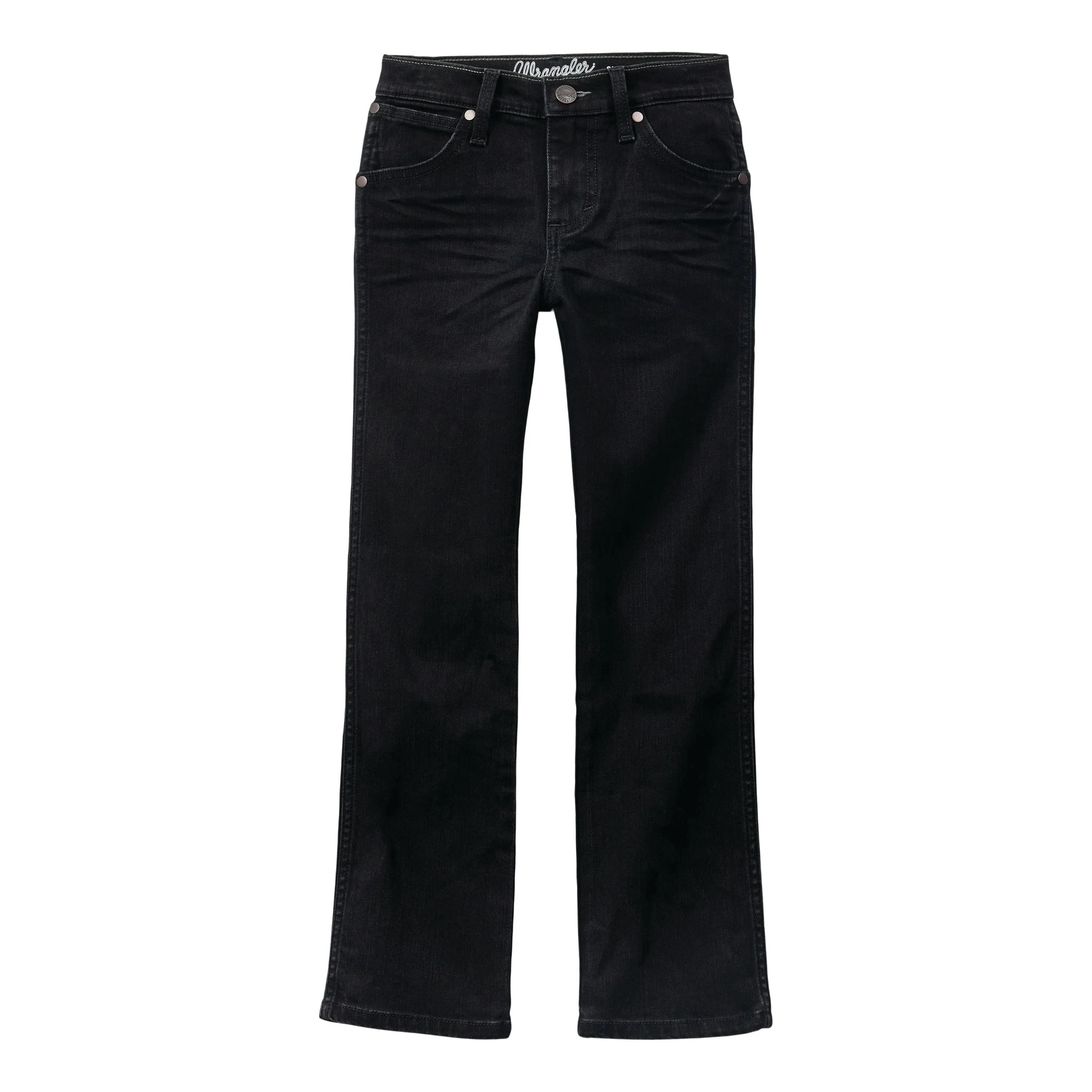 Wrangler Boy's Retro Slim Straight Black Jean