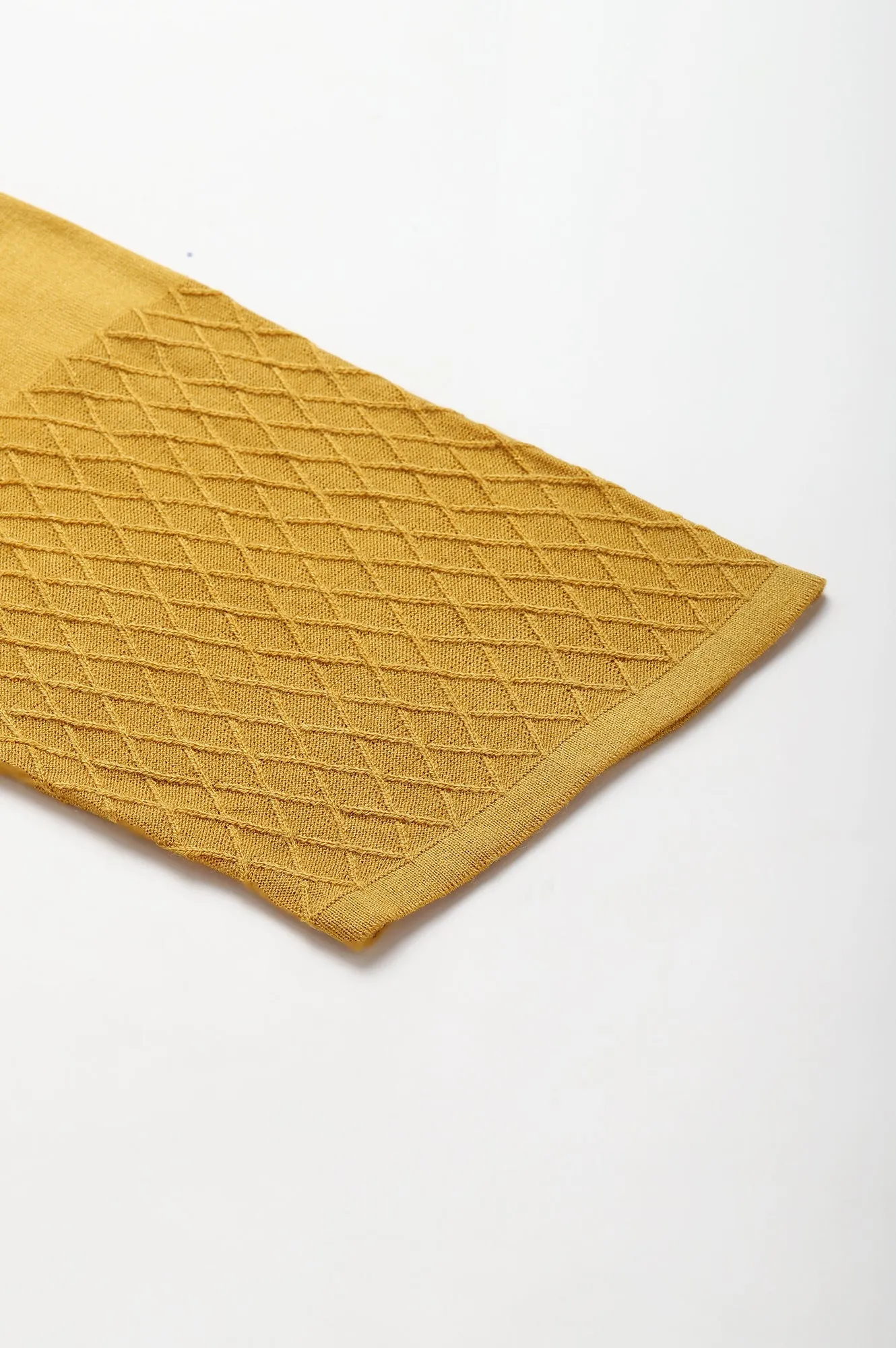 Yellow Ankle Length Straight Winter Palazzo