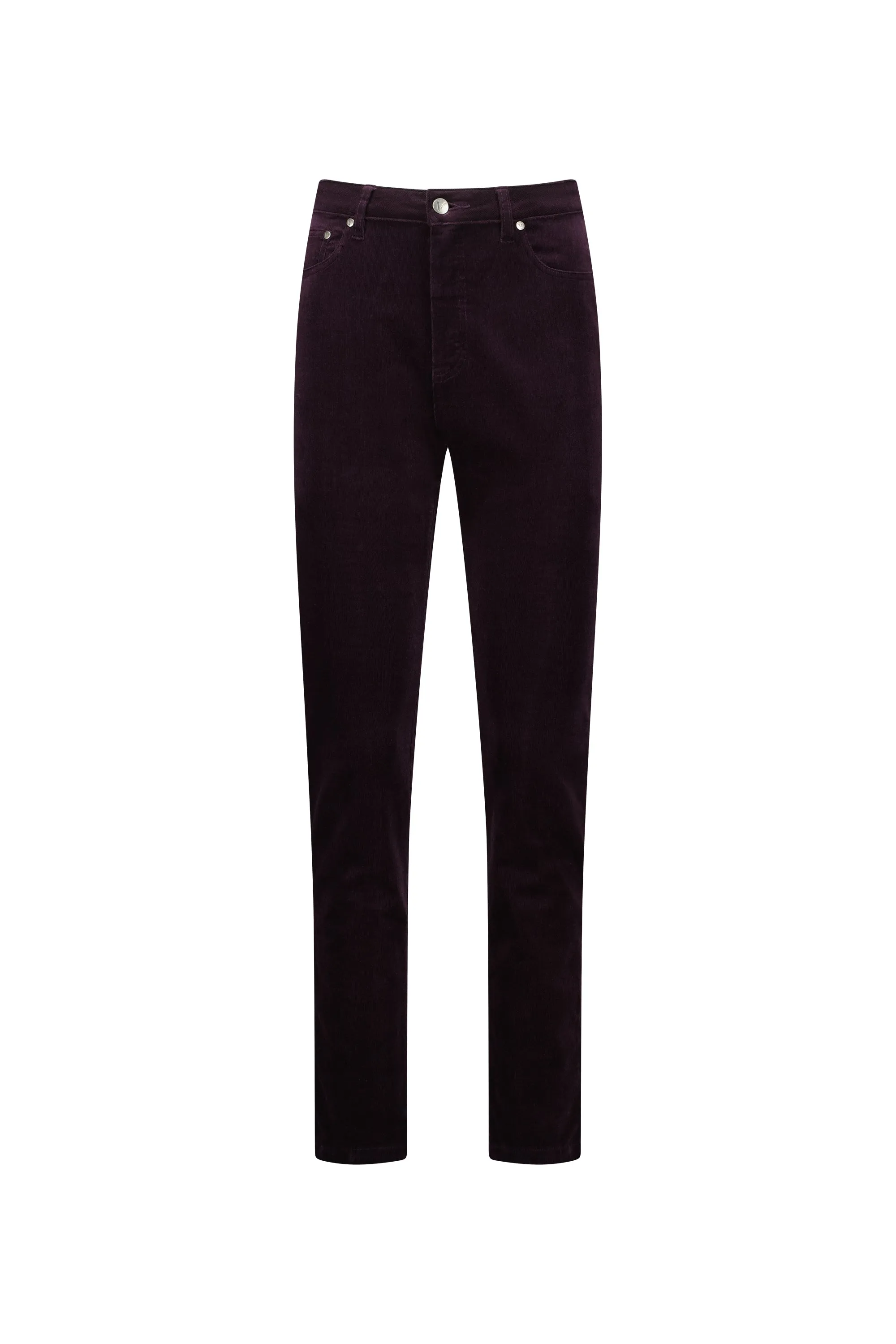 Zip Cord Pants - Mulberry