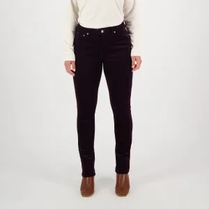 Zip Cord Pants - Mulberry